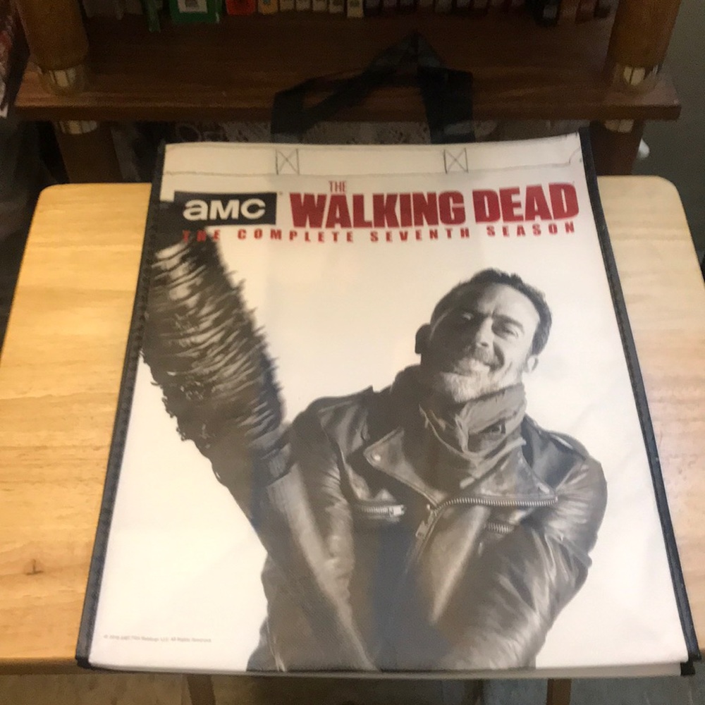 Negan & evil dead tote bag